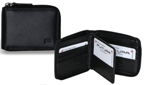 v563 a2012l black 167447 00.png Black leather zip-around wallet with card slots
