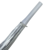 Close-up of clear umbrella tip and cap