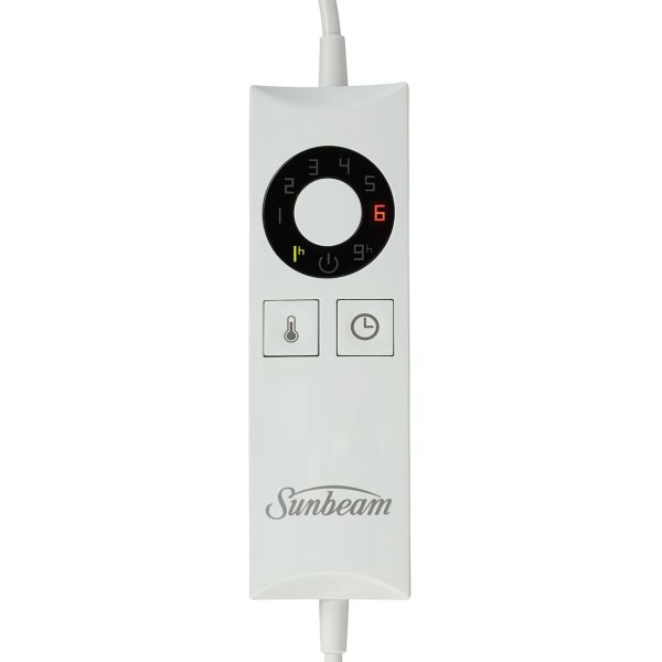 sunbeam sleep perfect super king bed wool fleece heated blanket Sunbeam electric blanket controller with digital display