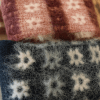 12 pairs womens angora wool socks extra warm winter thermal soft ski Folded wool blankets with star patterns