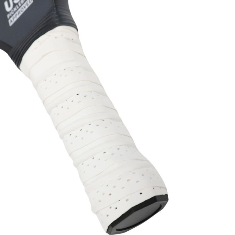 4x graphite carbon fiber pickleball paddles pickle ball racket racquet bulk Close-up of tennis racquet handle grip