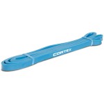 Blue Cortex resistance loop band on white background