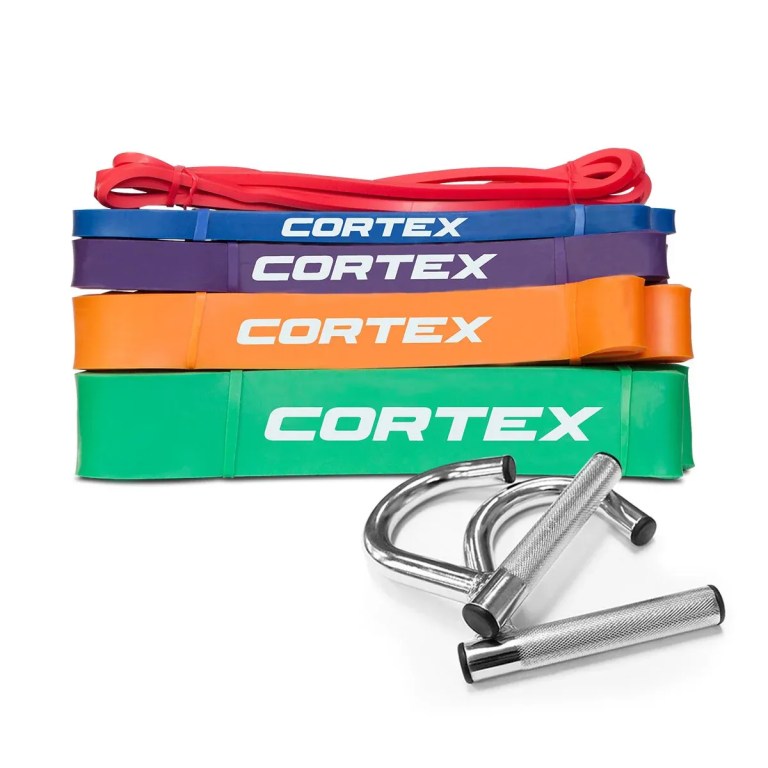 Cortex resistance bands with metal handles