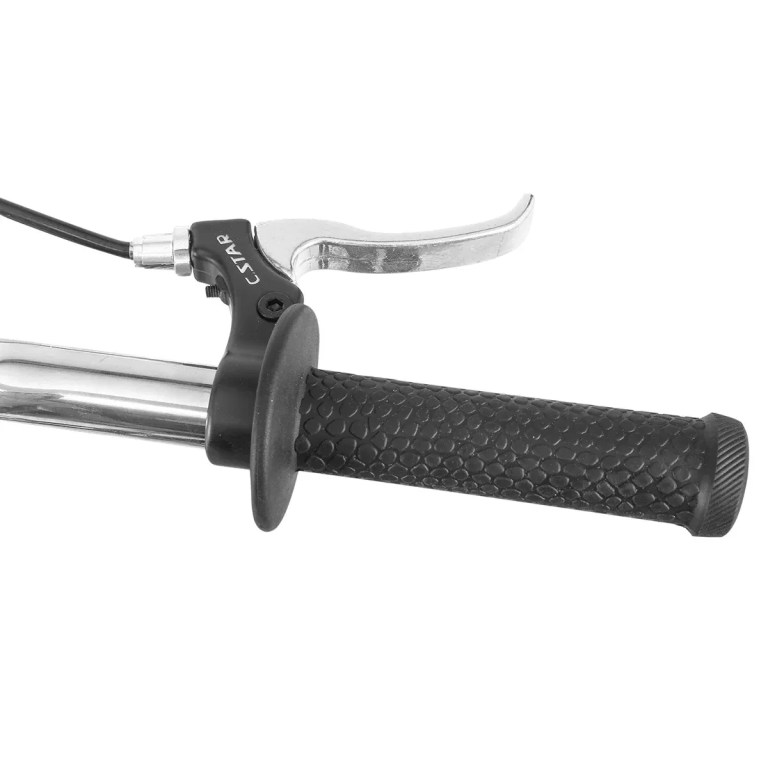 progear bikes classic bmx bike 20 in metallic chrome" Bicycle handlebar with brake lever and rubber grip