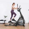 lifespan fitness xt 39 folding cross trainer Woman exercising on elliptical trainer at home