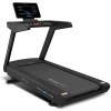 lifespan fitness tempest crx commercial smart treadmill with 15.6 tft touch display" Black Lifespan Fitness treadmill with touchscreen console