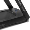 lifespan fitness tempest crx commercial smart treadmill with 15.6 tft touch display" Close-up of Lifespan Fitness treadmill base