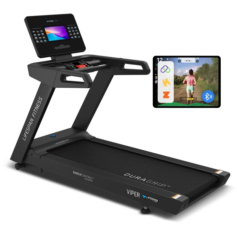Lifespan Fitness Viper treadmill with touchscreen display