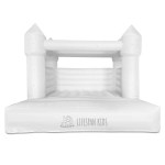 White inflatable castle jumping castle for kids
