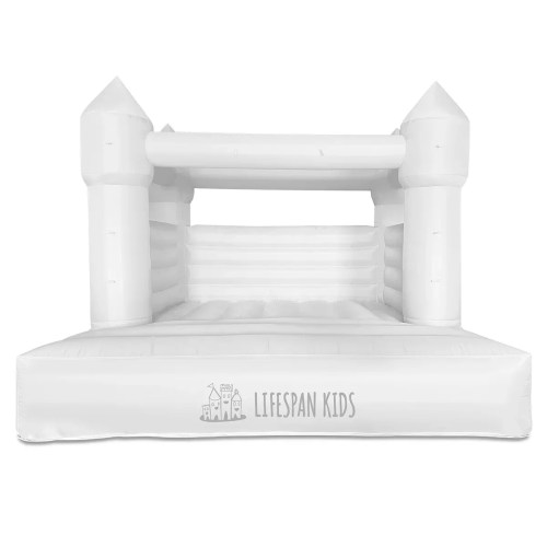 White inflatable castle jumping castle for kids