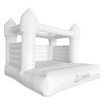 White inflatable castle jumping castle for kids