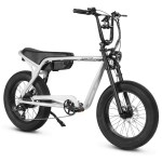 Compact electric bike with fat tyres