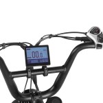 Electric bike handlebars with LCD display and shifter