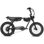 Black E-Raptor electric bike with fat tyres