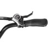 progear e raptor 20 electric street bike matte black" Bicycle handlebar with Shimano 7-speed gear shifter