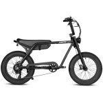 Black E-Raptor electric bike with fat tyres