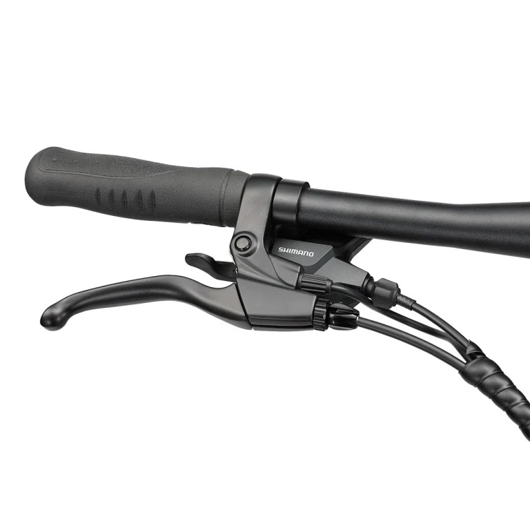progear e rover electric folding mtb 26 gloss black" Shimano bicycle brake lever and handlebar grip