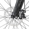 Close-up of bicycle front disc brake system