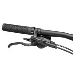 Close-up of Shimano CUES bike brake lever