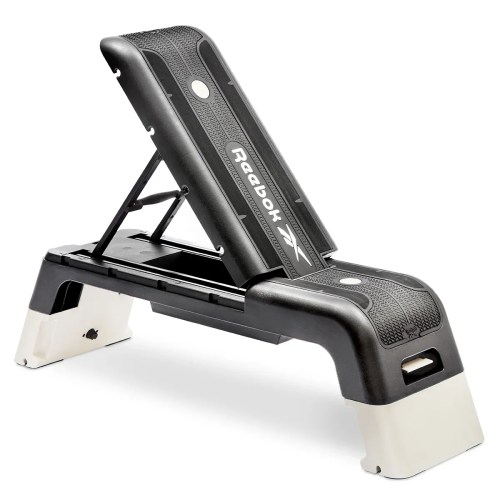 Reebok adjustable aerobic step platform with risers