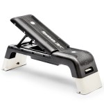 Adjustable Reebok aerobic step platform with risers