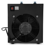 regen8 polarbarrel cold plunge ice bath with t1 chiller unit Black industrial water chiller with rear cooling fan