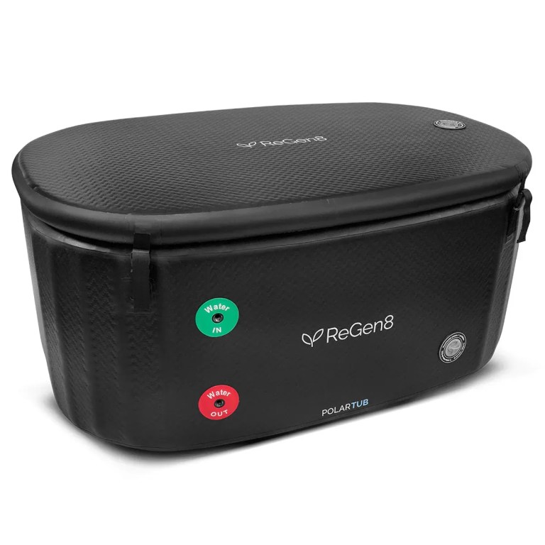Black ReGen8 Polartub portable ice bath tub