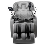 regen8 luxcloud air zero gravity heated massage chair Grey luxury massage chair with tablet holders