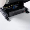 regen8 luxcloud air zero gravity heated massage chair Underside of treadmill with motor and power switch