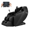 regen8 luxcloud air zero gravity heated massage chair in black Black luxury massage chair with touchscreen controller