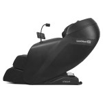 Black LuxCloud AIR reclining massage chair
