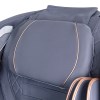 regen8 luxcloud premiere premium zero gravity massage chair with dual sl rollers Close-up of grey leather car seat headrest