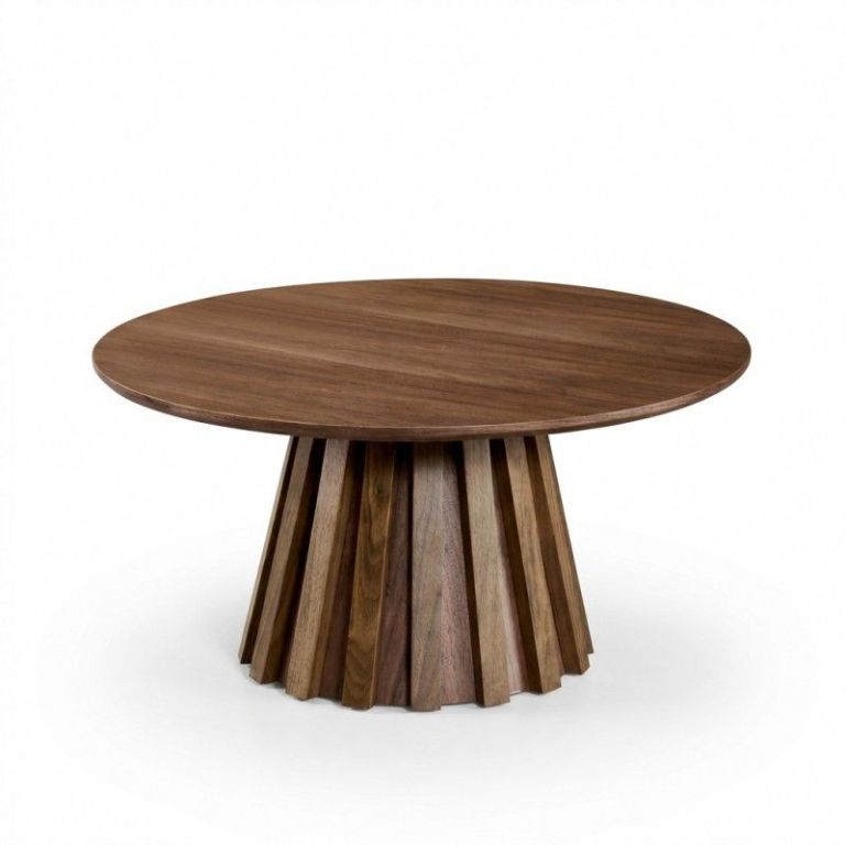 v637 e683048 00.jpg Round wooden dining table with sculptural slatted base
