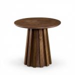 v637 e683053 00.jpg Round wooden side table with fluted base