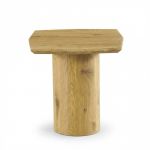 v637 e683054 00.jpg Solid oak side table with cylindrical base