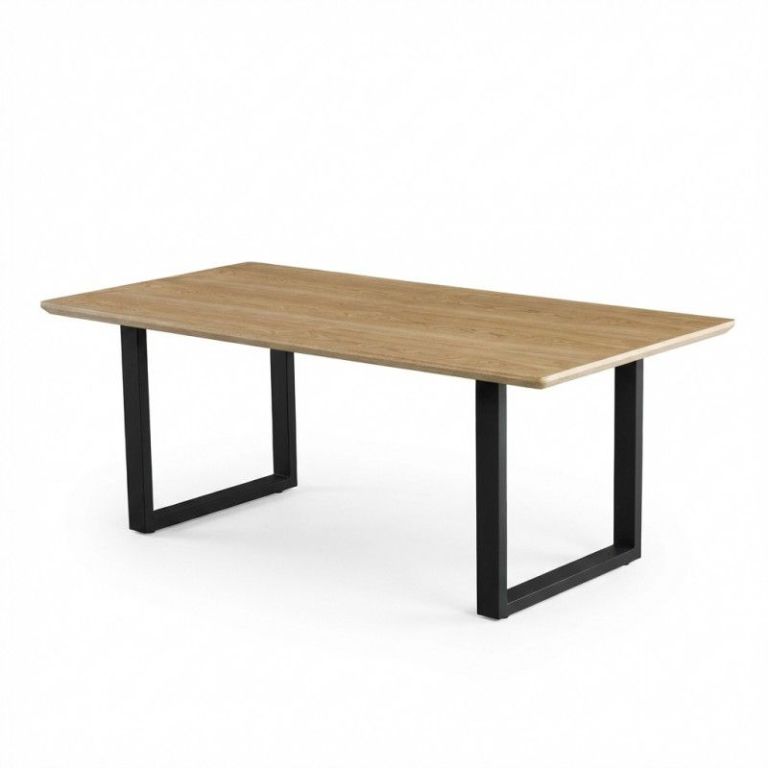 v637 e683057 00.jpg Wooden dining table with black metal legs