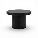 v637 e683059 00.jpg Black round table with fluted cylindrical base