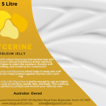 5 Litre Glycerine Petroleum Jelly product label