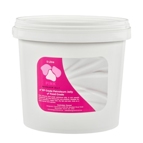 5 litre tub of pink petroleum jelly