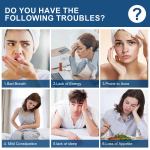 Collage of common health concerns and symptoms