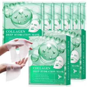 Collagen deep hydration sheet mask packaging and mask