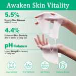 collagen real deep facial sheet mask for women deep moisturizing overnight sleeping Sheet mask promoting skin hydration and elasticity benefits