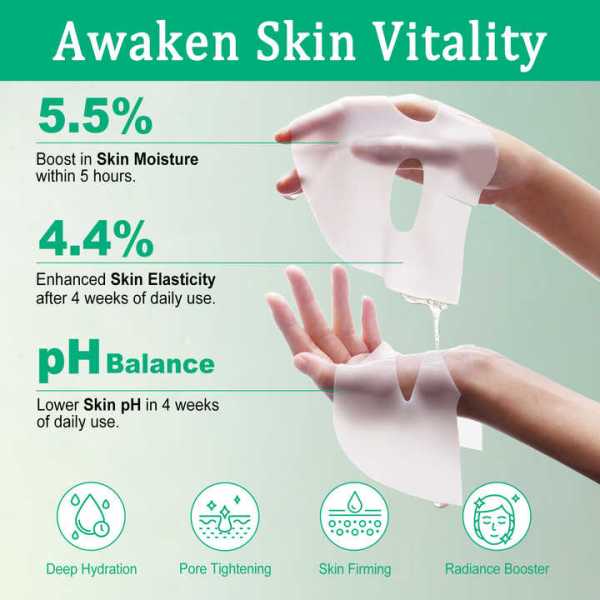 collagen real deep facial sheet mask for women deep moisturizing overnight sleeping Sheet mask promoting skin hydration and elasticity benefits