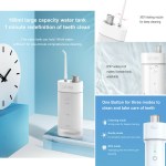 Cordless water flosser with 180ml tank