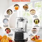 8-in-1 professional slushie and blender machine