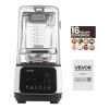 VEVOR countertop blender with soundproof cover and controls