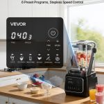 VEVOR blender with multifunction digital control panel