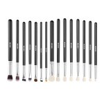 v952 hzstzxjstzhcpxxsi001v0 202601141550 00.jpg Set of black-handled makeup brushes on white background