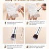 Steps to clean makeup brush properly