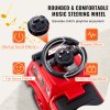 ride on push car for toddlers, ages 1 3, ride racer, sit to stand toddler ride on toy, classic kids ride on car with music steering wheel & under seat storage, ride on toy for boys girls, red Children’s ride-on car with music steering wheel